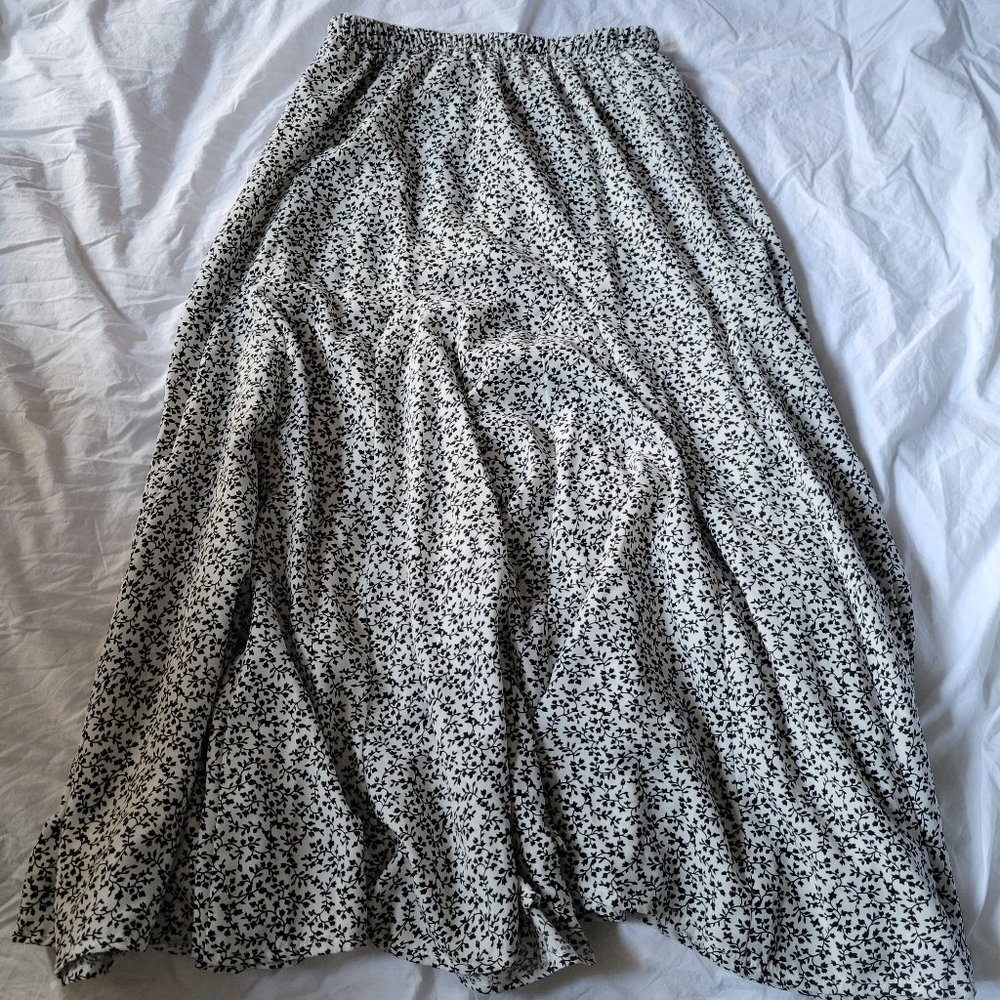 Thrifted floral skirt